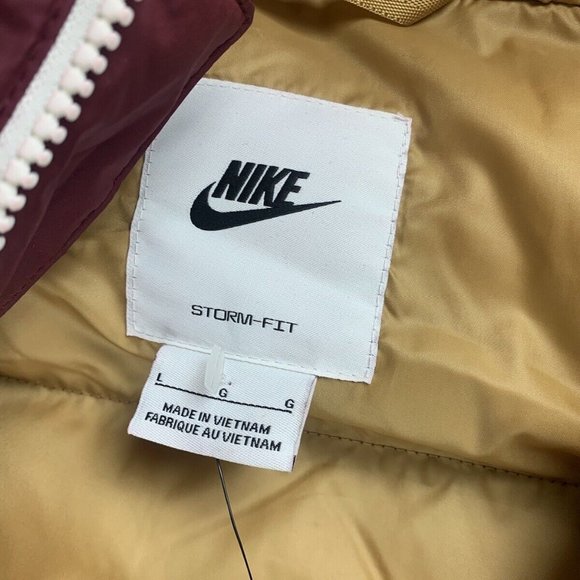 Nike Sportswear Storm-Fit Puffer Jacket Red Men Size Large DR9605-638 - Picture 9 of 13